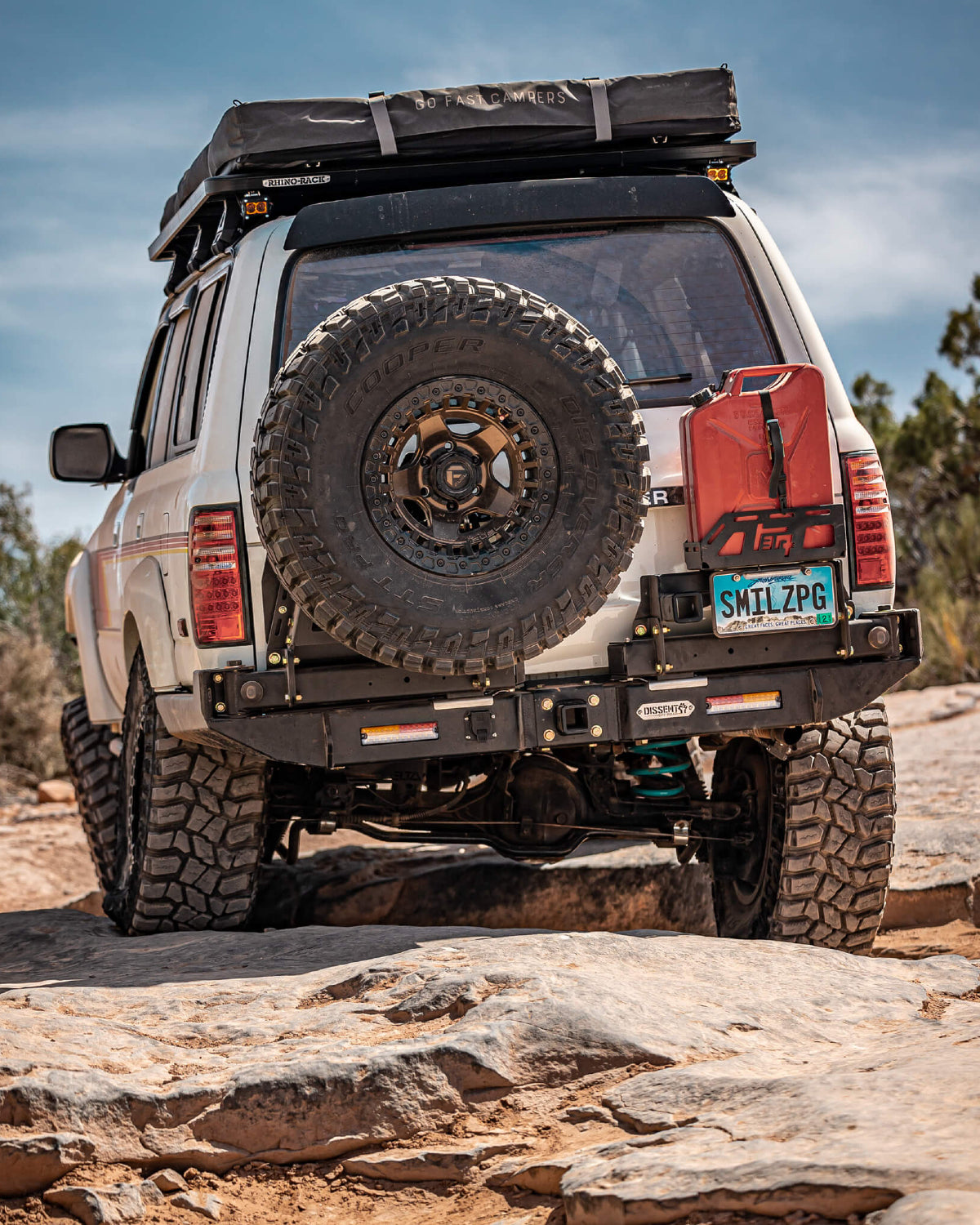 Dissent Off-Road Modular Rear Bumper for 80 Series Land Cruiser & LX 450