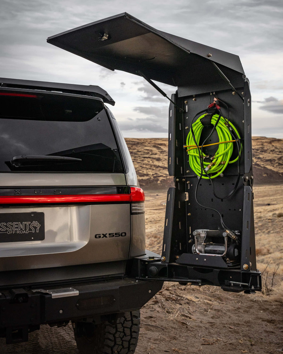 Dissent Off-Road Dual Swing-Out Modular Rear Bumper for GX 550