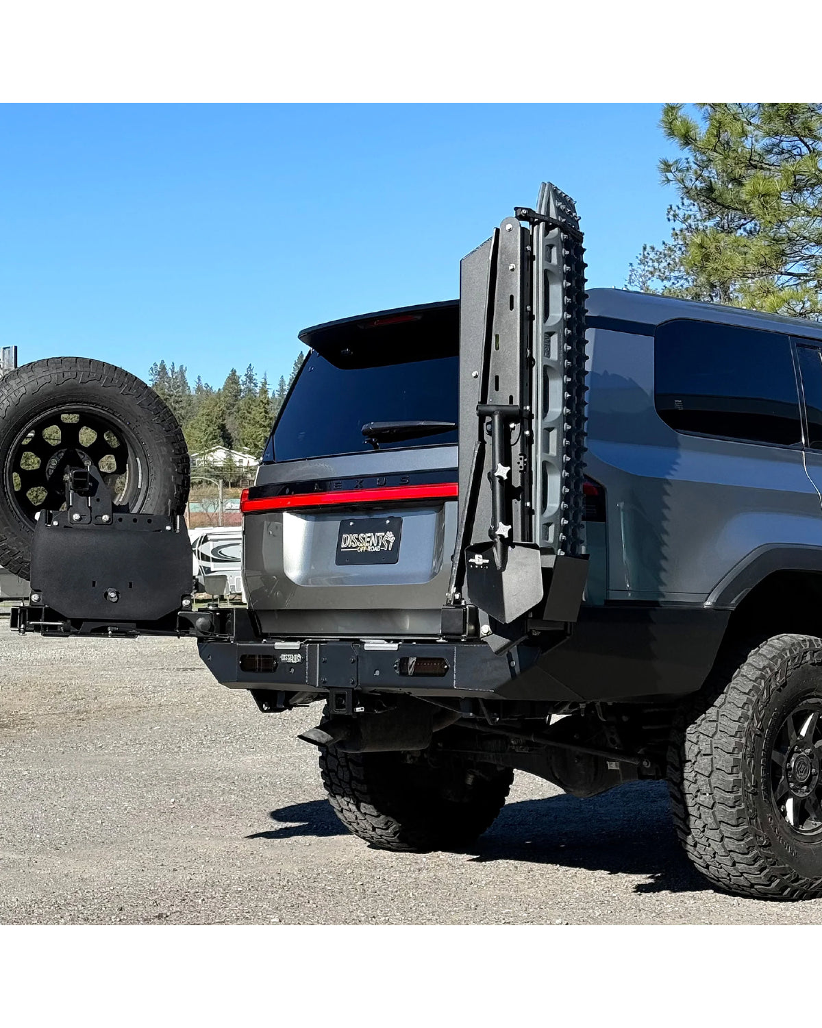 Dissent Off-Road Dual Swing-Out Modular Rear Bumper for GX 550