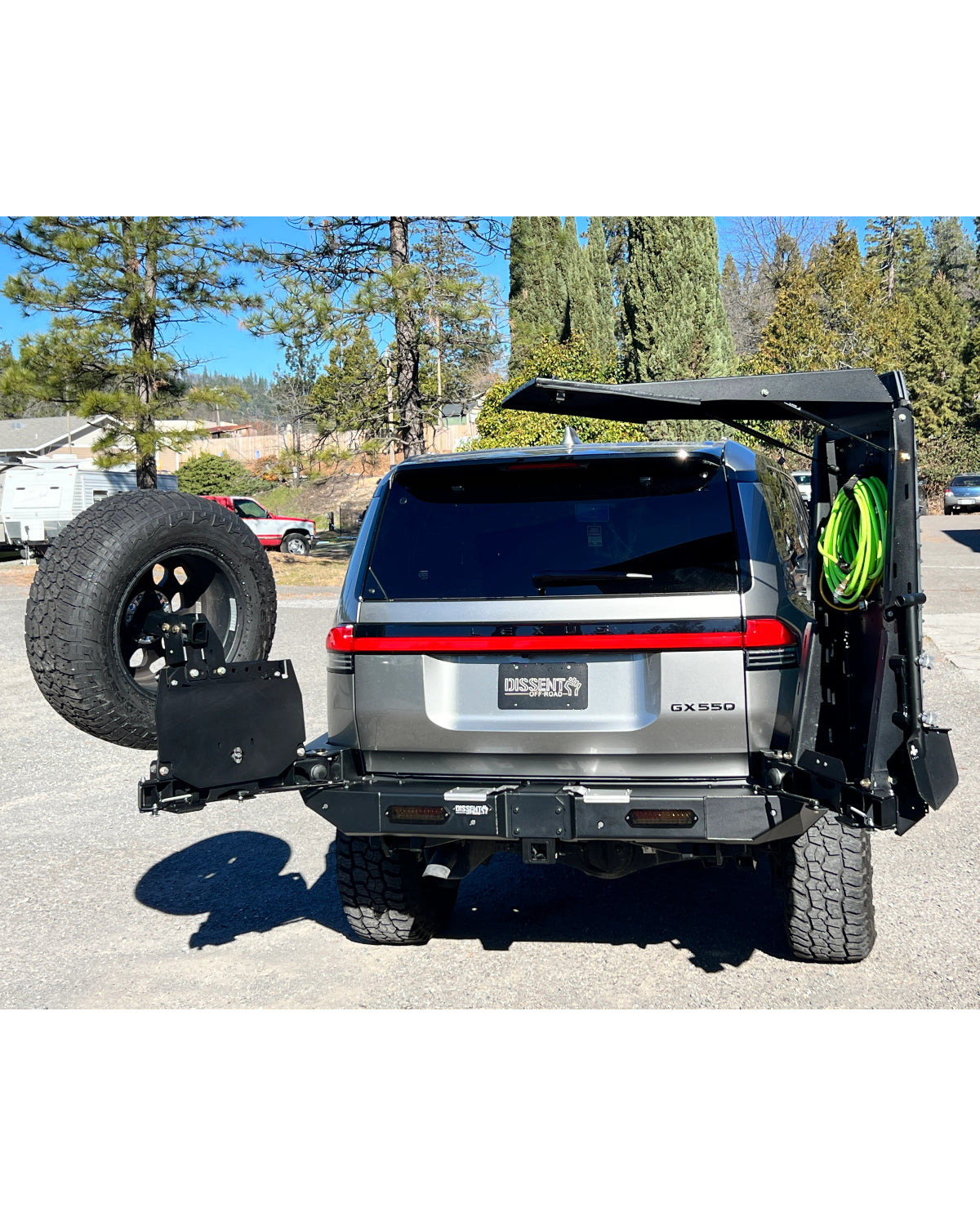 Dissent Off-Road Dual Swing-Out Modular Rear Bumper for GX 550