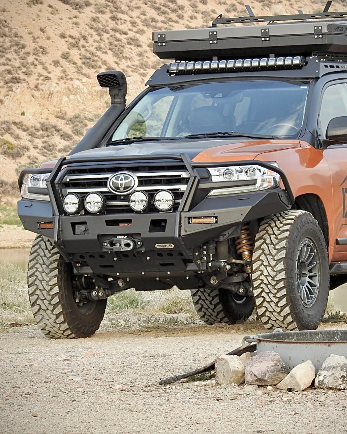 Dissent Off-Road Full Replacement Front Bumper for 200 Series Land Cruiser