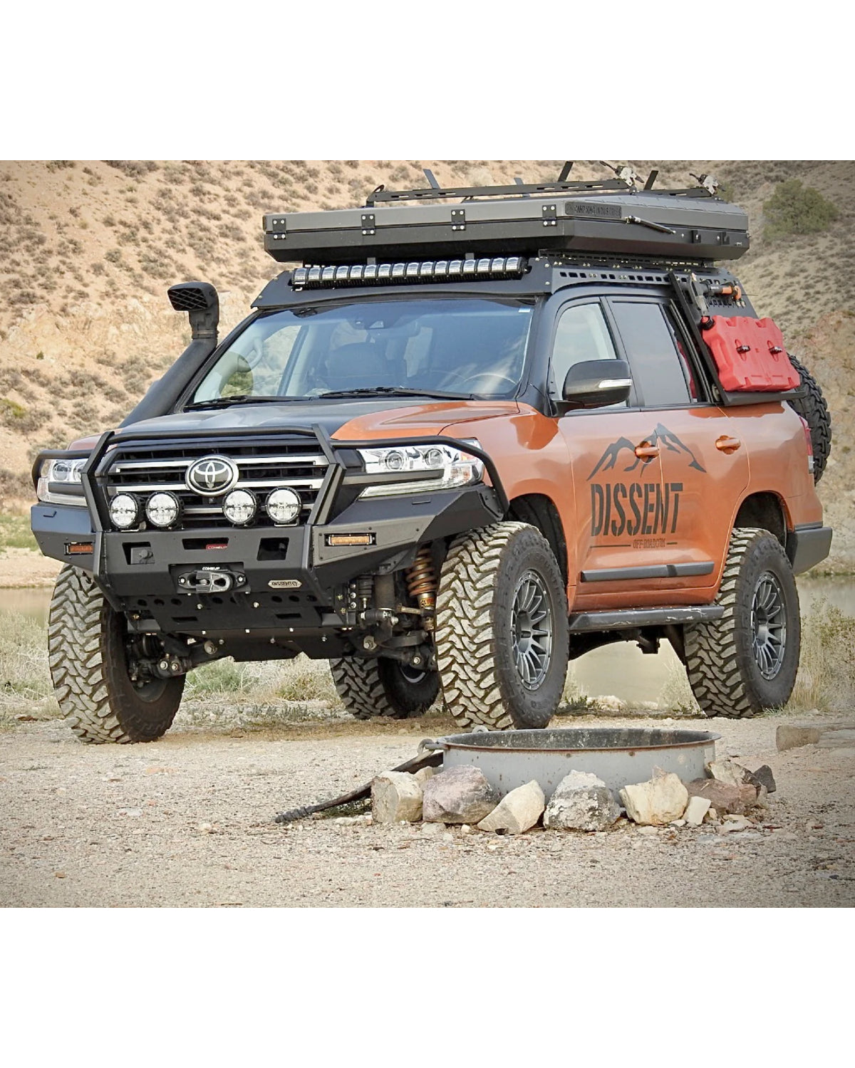 Dissent Off-Road Full Replacement Front Bumper for 200 Series Land Cruiser