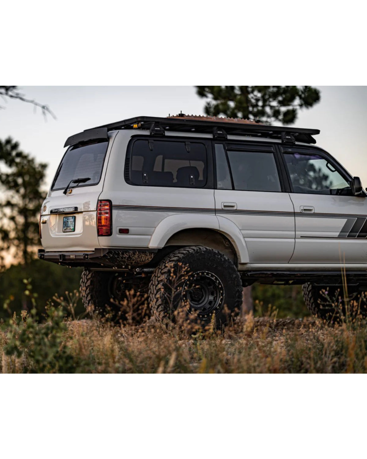 Dissent Off-Road Extreme Clearance Rear Bumper for 80 Series Land Cruiser & LX 450