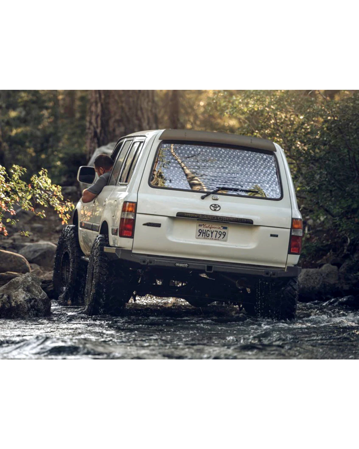 Dissent Off-Road Extreme Clearance Rear Bumper for 80 Series Land Cruiser & LX 450