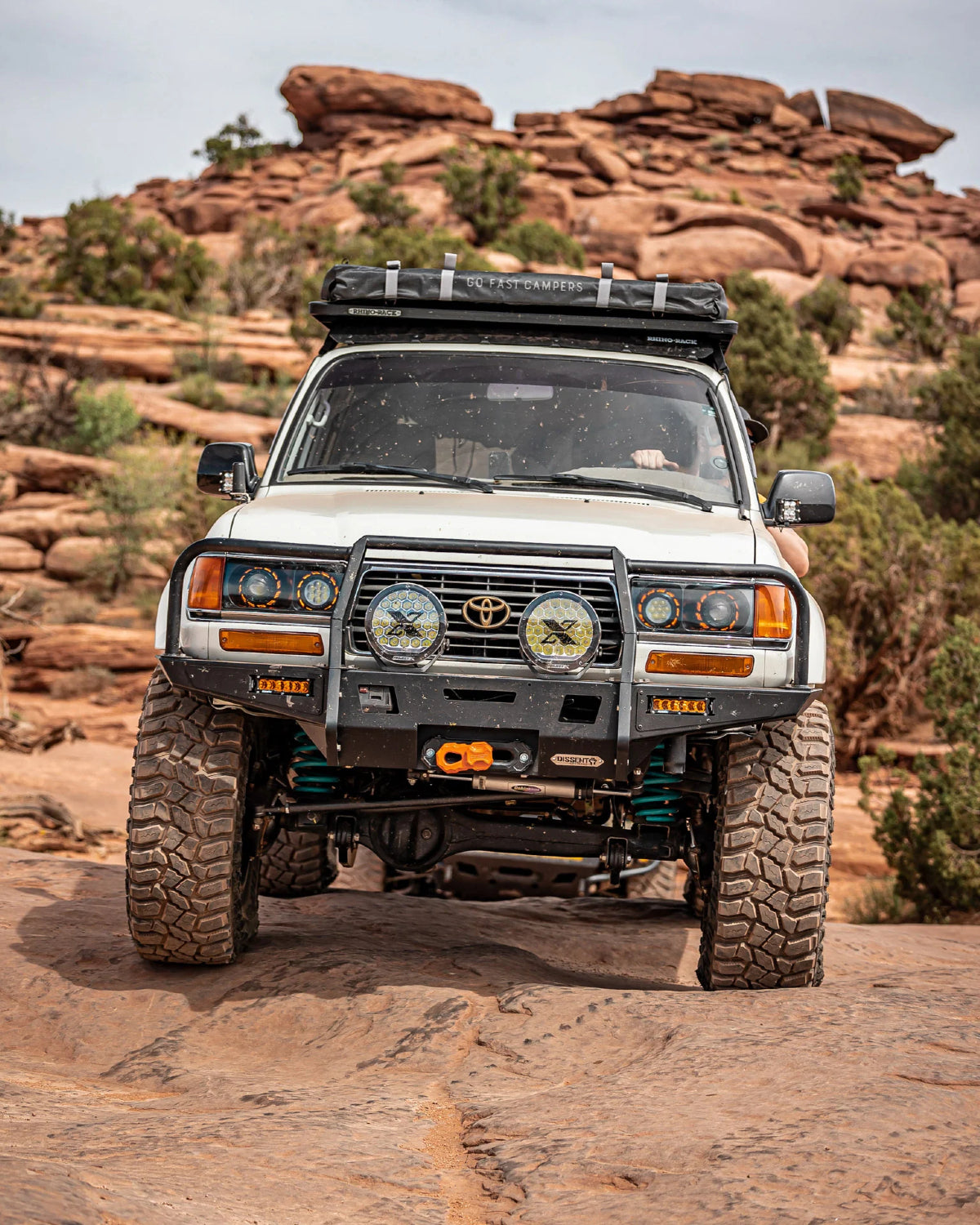 Dissent Off-Road Ultra-High Clearance Modular Front Bumper for 80 Series Land Cruiser & LX 450