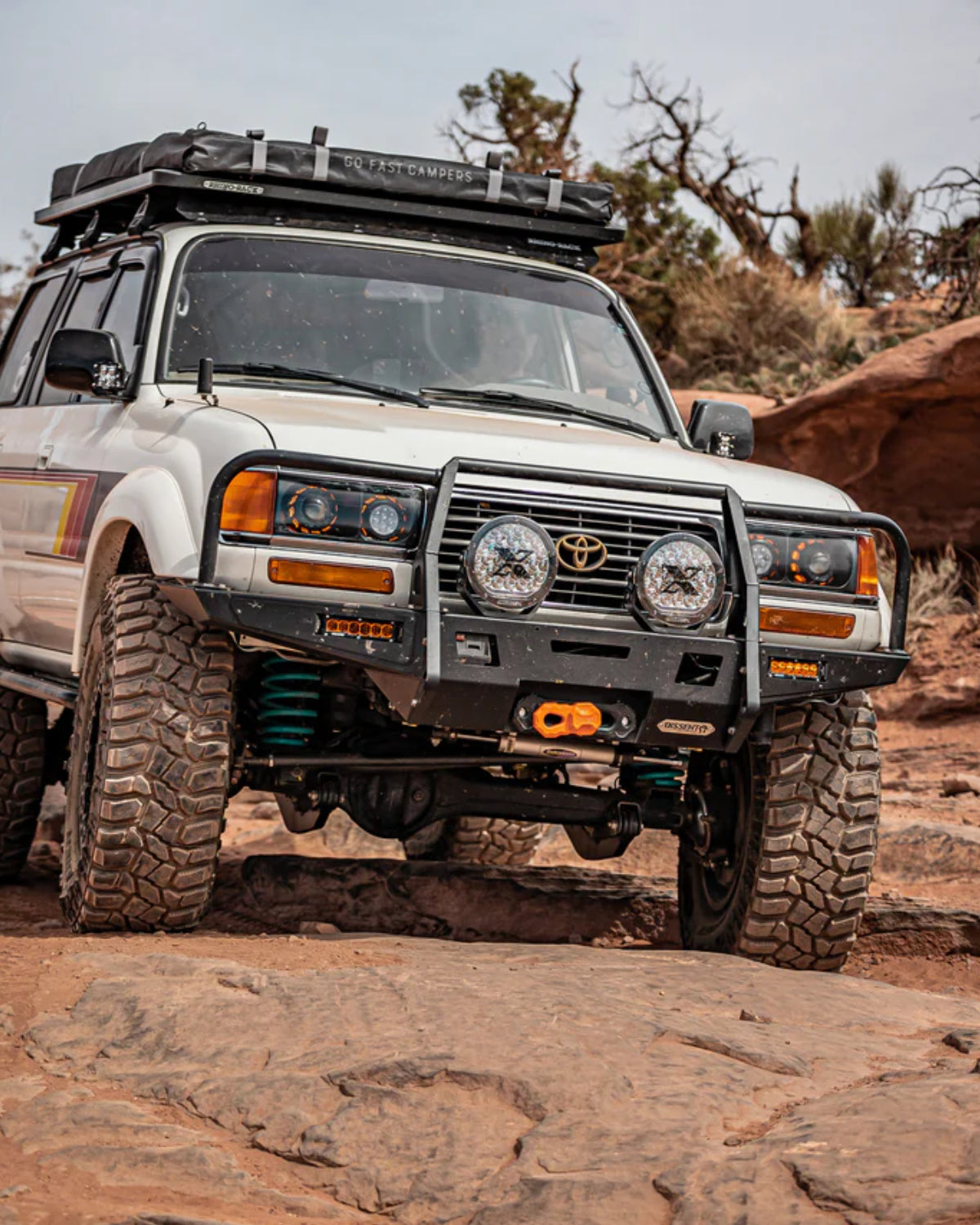 Dissent Off-Road Ultra-High Clearance Modular Front Bumper for 80 Series Land Cruiser & LX 450