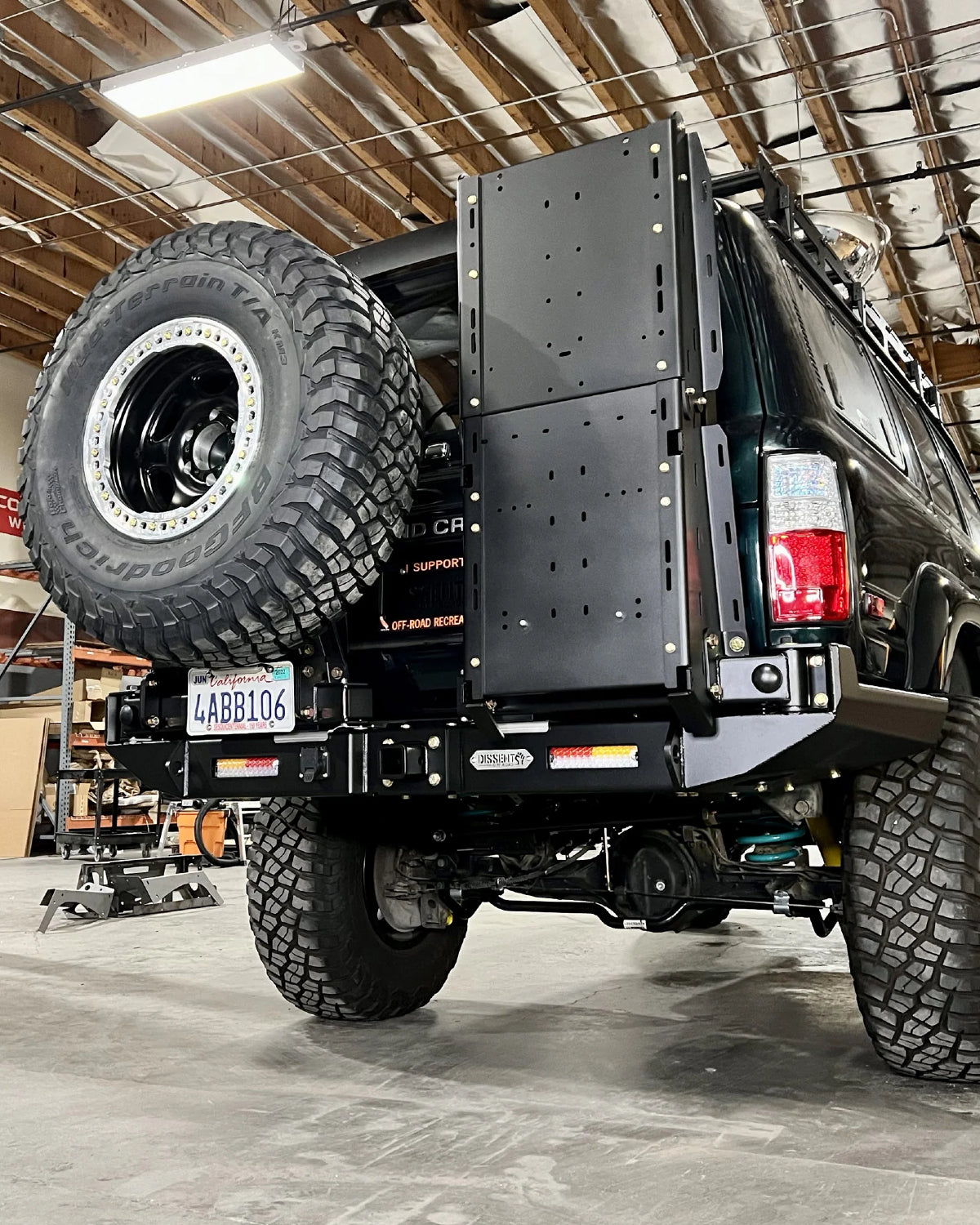 Dissent Off-Road Modular Rear Bumper for 80 Series Land Cruiser & LX 450